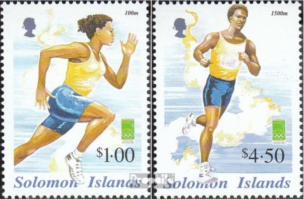 Briefmarken Salomoninseln 2000 Mi 1031-1032 (kompl.Ausg.) postfrisch Olympische Sommerspiele