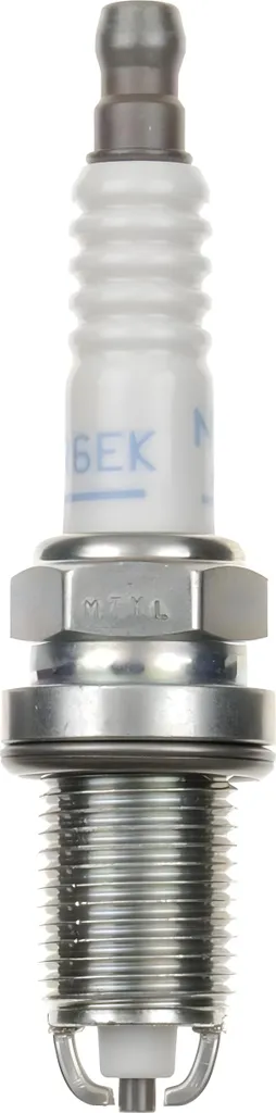 Set di candele NGK 10x BKR6EK V-Line con soppressione delle interferenze, filettatura lunga 19,0 mm Ø 14,0 mm esagono 16,0 mm, distanza elettrodi a 2 masse 0,85 mm, potere calorifico 6, 2288 / 4388 / 92610