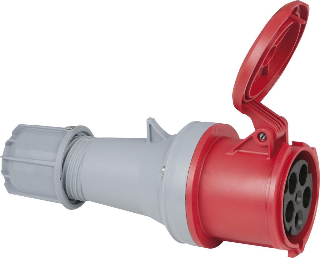 PCE CEE 63 A/400 V 5-pin Plug female Rot - IP44