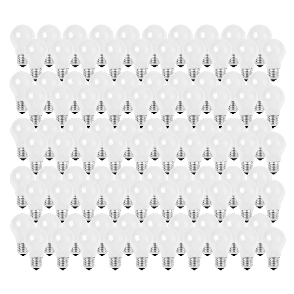 100 x Glühbirne 40W E27 MATT Glühlampe 40 Watt Glühbirnen Glühlampen