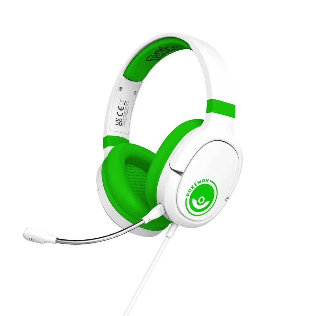 Casque Pro G1 Pokémon avec Micro Intégré Coloris Poké Ball Vert