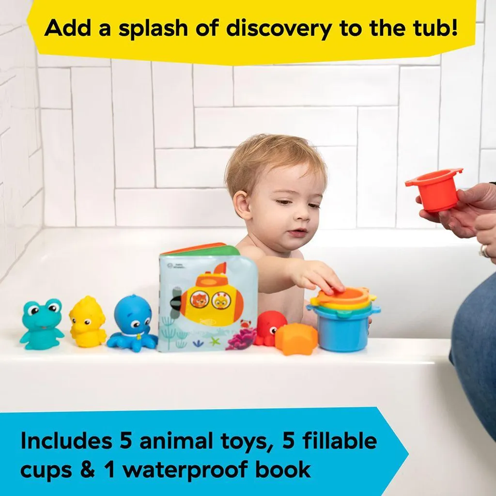 Jouets de Bain Bébé pour l'Éveil Sensoriel et Divertissement Aquatique