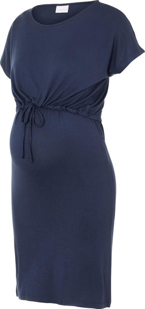 Mamalicious Umstands Kleid Mini Schwangerschaft Still Stretch Kurarzm Shirt MLALISON Größe: XS