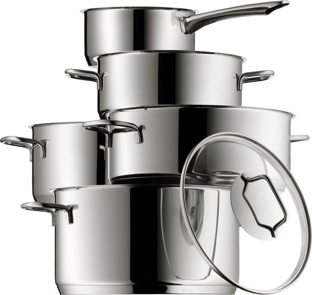 WMF ASTORIA 5-teiliges Kochgeschirrset: Eleganz und Produktbild 