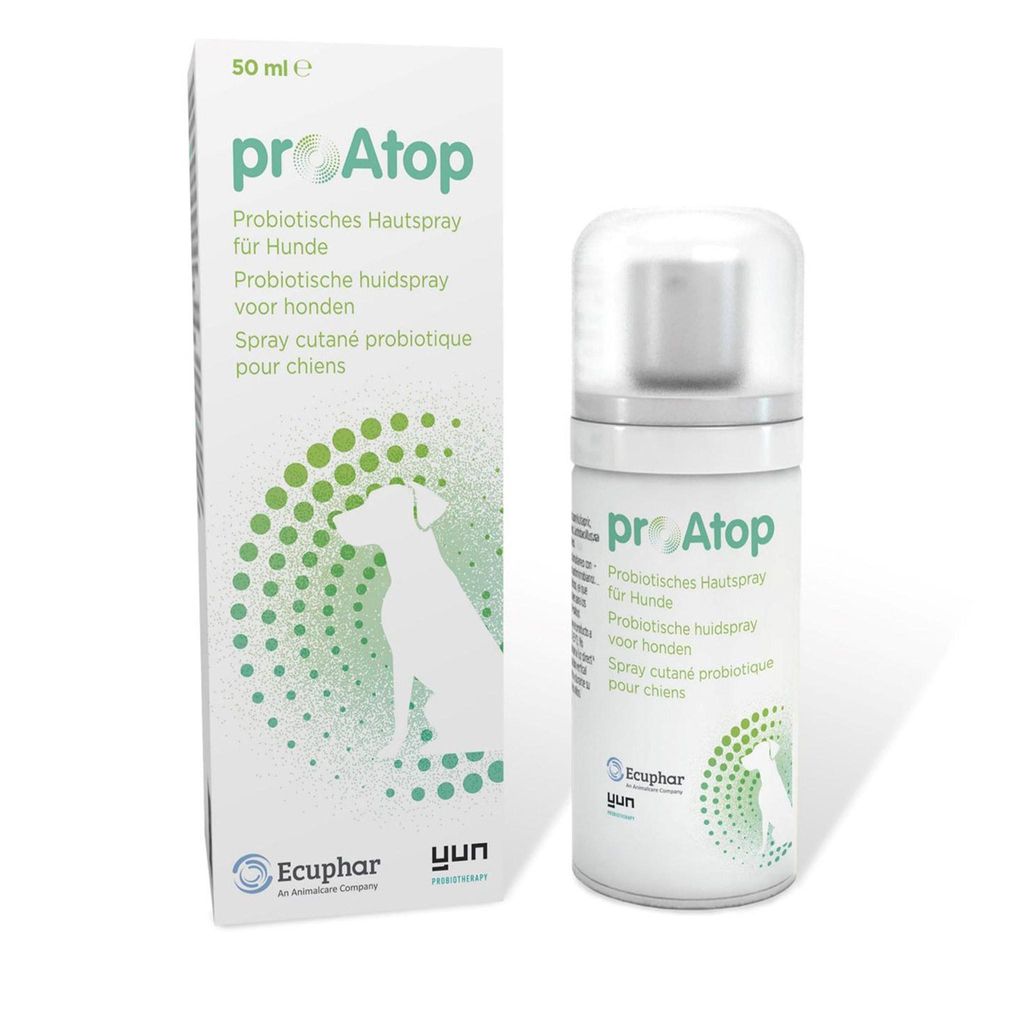 proAtop probiotisches Hautspray für Hunde 50 ml | Haut & Ohr | Laktobazillen