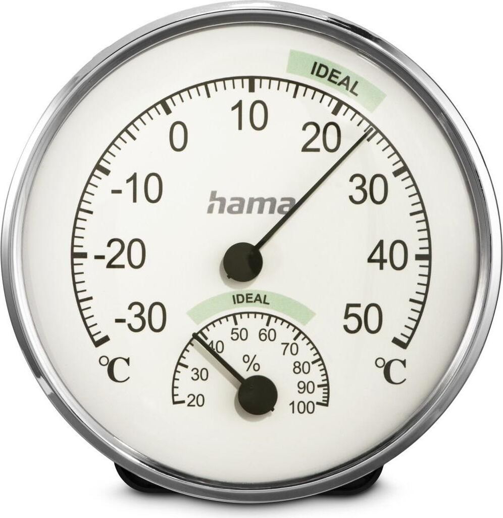 Hama Thermometer Hygrometer 'Chios' analoge Anzeige,
