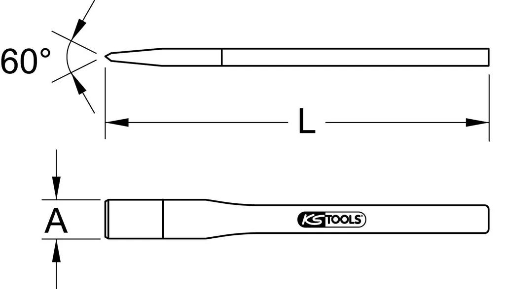 Scalpello KS TOOLS 963.2453 BRONZEplus 400mm: Meno Scintille, Più Lavoro