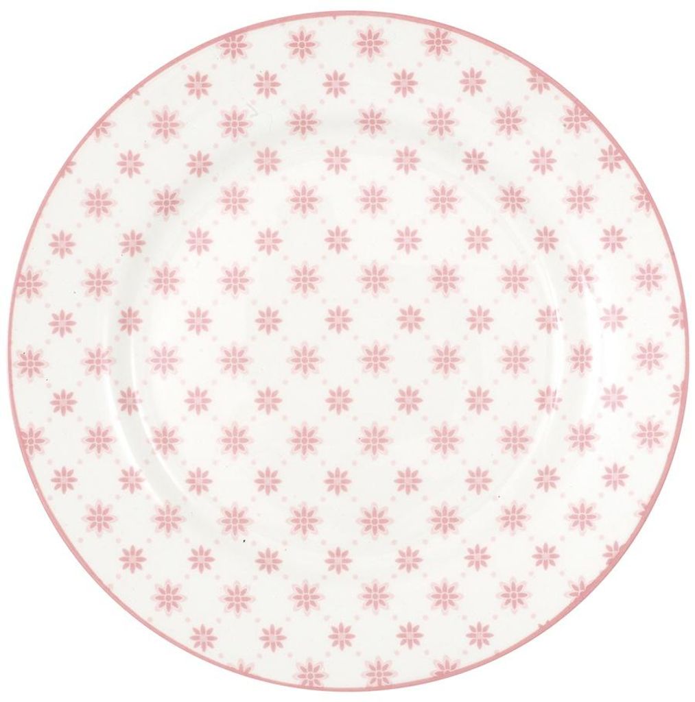 Assiette à dessert en porcelaine Laurie Pale Pink Image du produit 