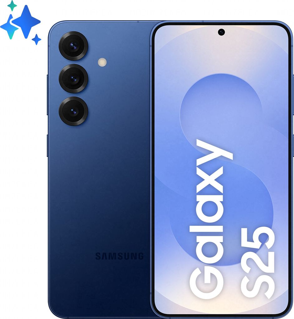 Samsung Galaxy S25 128GB Navy Handy Smartphone ohne Simlock Produktbild