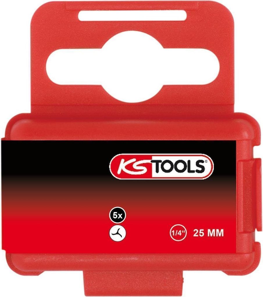 KS Tools 1/4" Bit TRIWING, 25mm, #5, 5er Pack, 911.3597