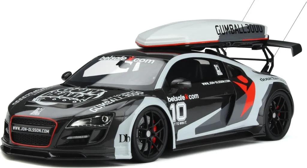Audi R8 Miniature 1:18 Idéale pour Collectionneur Gumball 3000