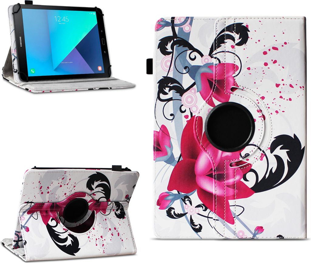 Tablet Hülle Samsung Galaxy Tab S3 9.7 Tasche Schutzhülle Case Cover 360 DrehbarFarben:Motiv 7