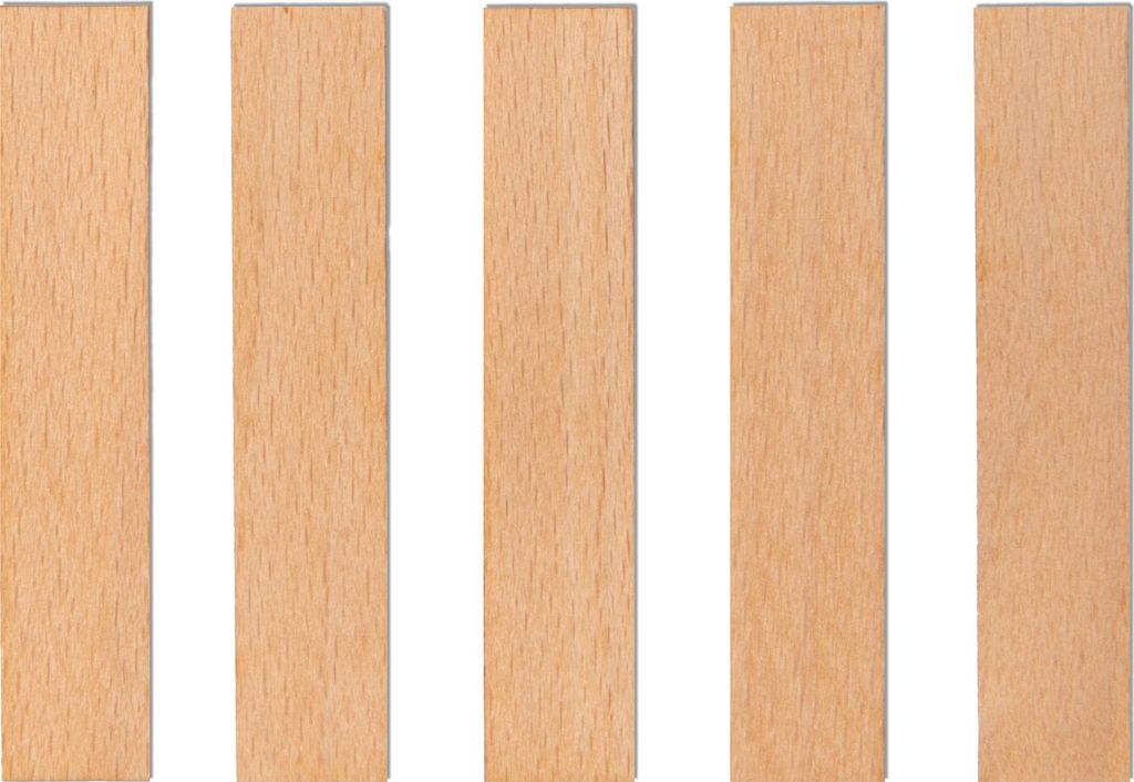 Premium Holzdochte für Kerzenherstellung, 5 Stück