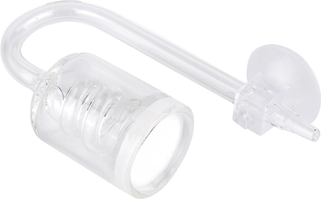 Hochtransparenter Glas-Aquarium-CO2-Refiner für Fischbecken, CO2-Schraubenverteiler, Diffusor, Zerstäuber