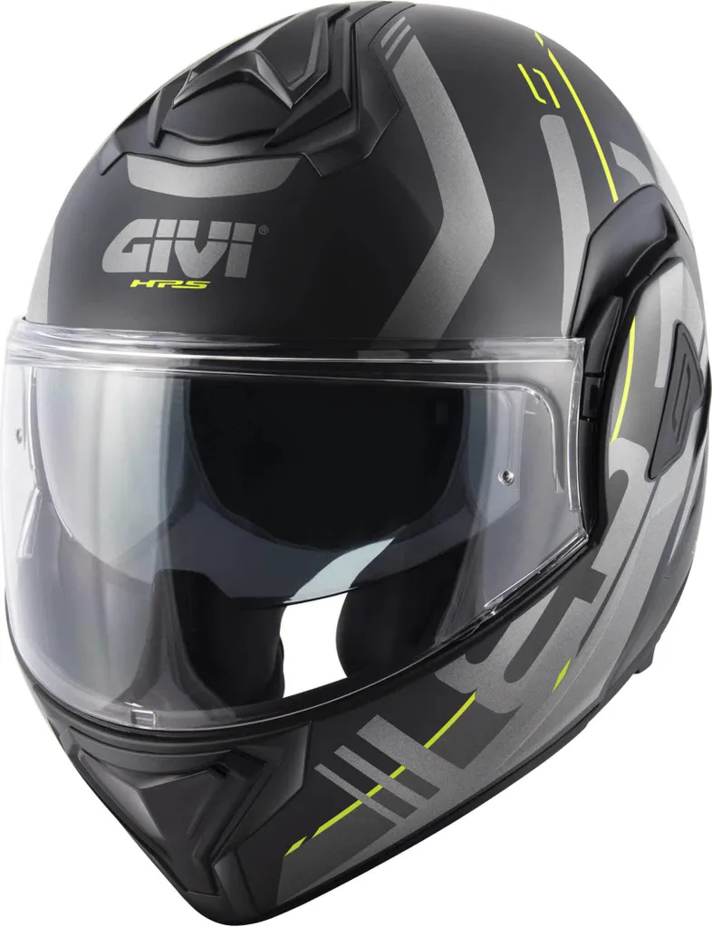 Casque moto modulable GIVI X30 Pulsar noir et jaune - Taille XS Adulte