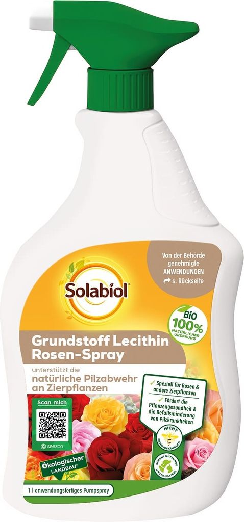 Solabiol Grundstoff Lecithin Rosen-Spray natürliche Produktbild 
