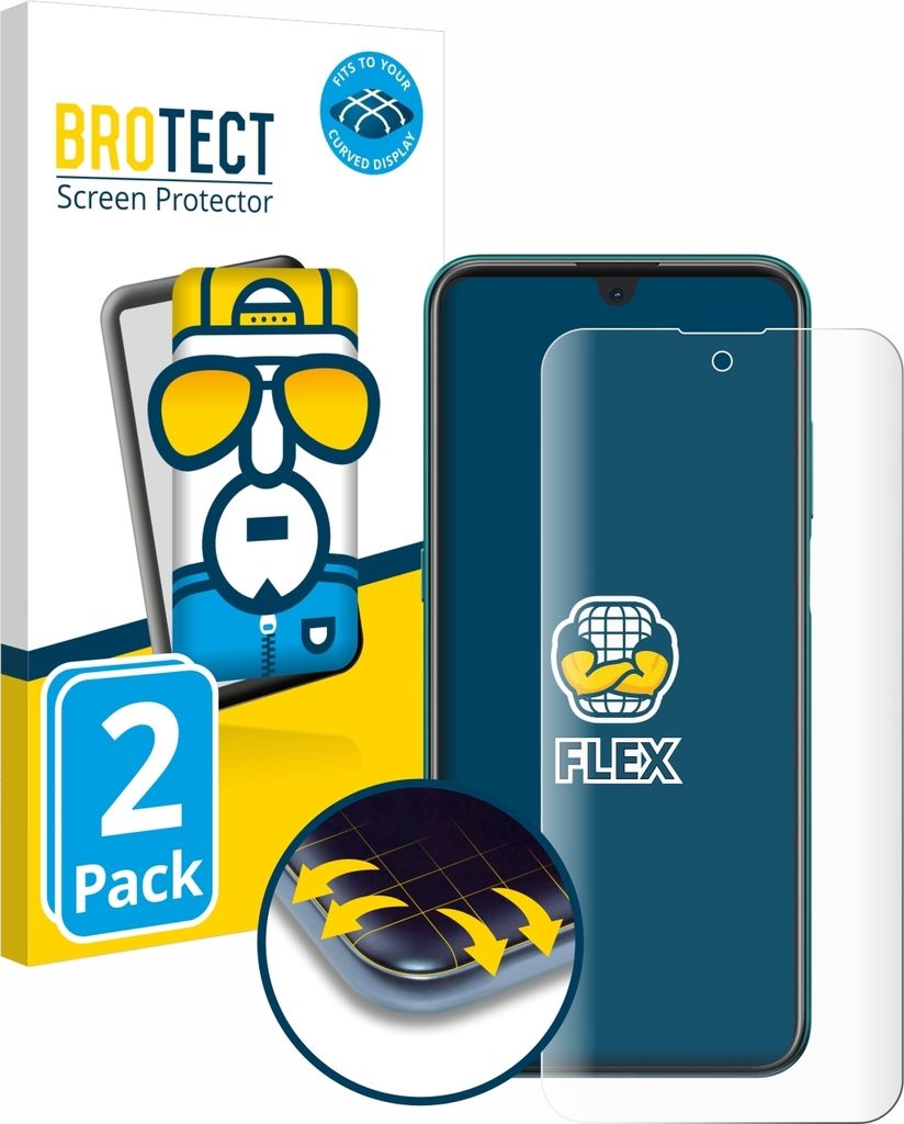 2x BROTECT Fullscreen Schutzfolie für Nokia X20 Displayschutz Folie Fullcover Klar Transparent
