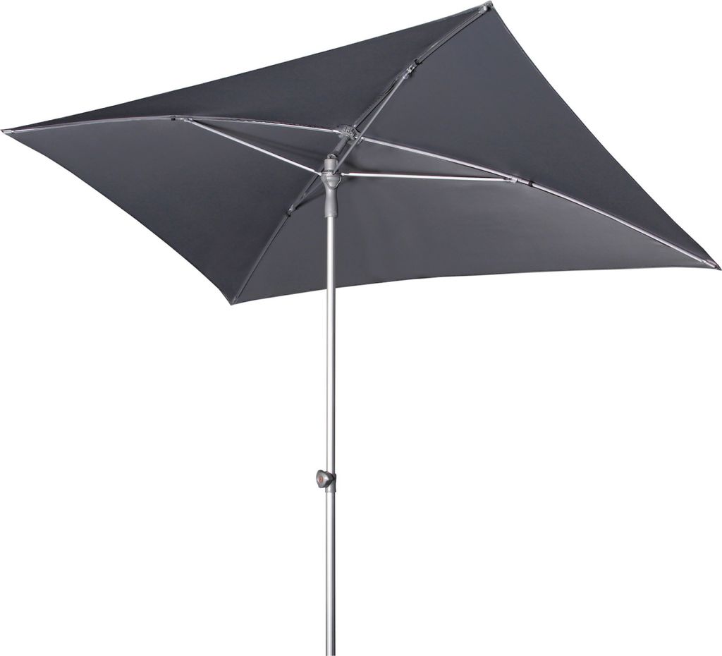 Doppler ACT 225 x 120 RO-TILT Sonnenschirm 225 x 120 cm Mittelmastschirm Mittelstock 5 Farbvarianten 840 Anthrazit