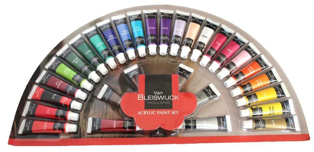 Acrylfarben Set 30 Farben Künstlerfarben Acryl Malen 30 x 12ml Tuben