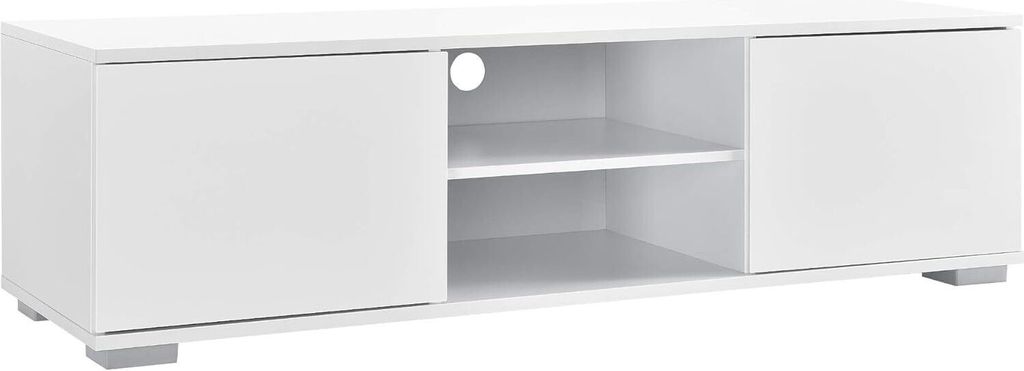 TV-Schrank Seattle TV-Schrank MDF 34.5x120x40cm weiß hochglanz