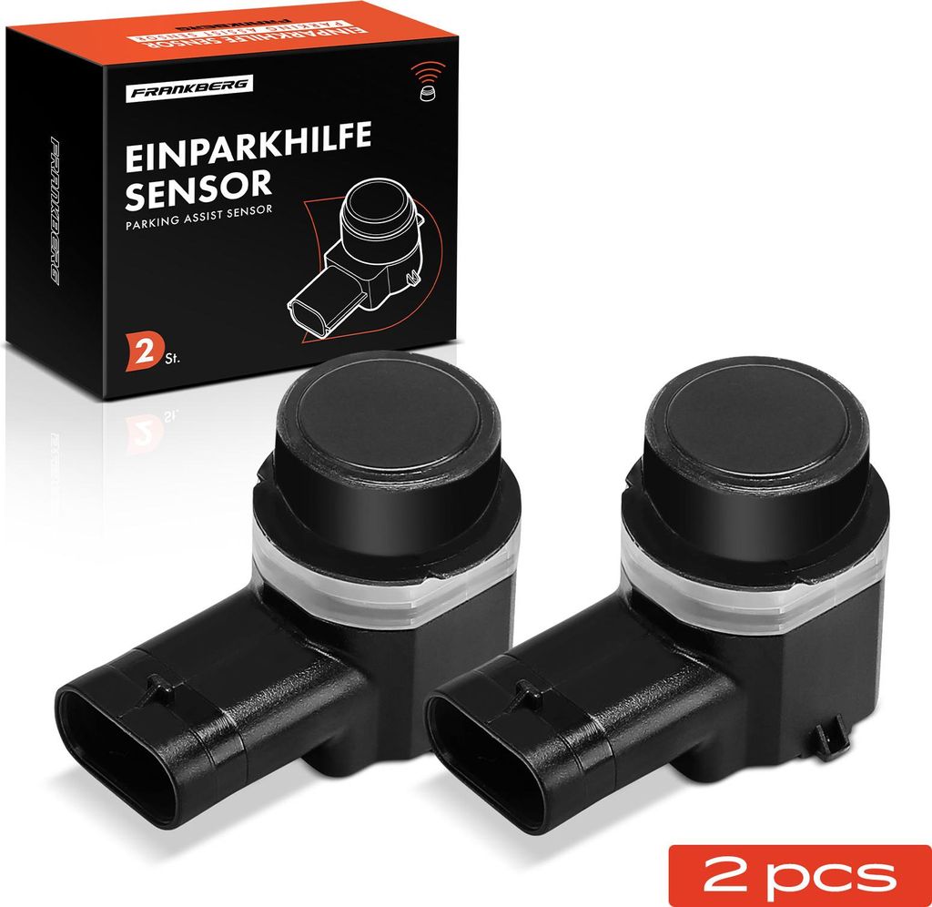 Frankberg 2x Parksensor PDC Sensor Vorne für VW Golf EOS Audi A3 A6 Q3 Skoda Superb Seat