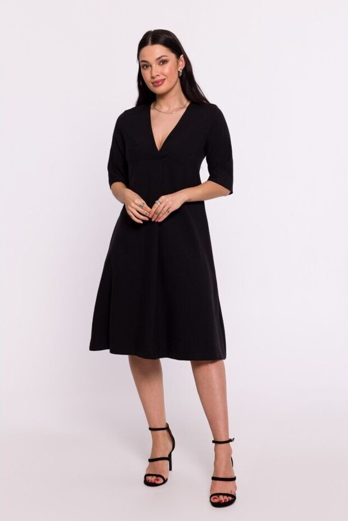 BeWear Durchbrochenes Damenkleid Salelis B280 schwarz L