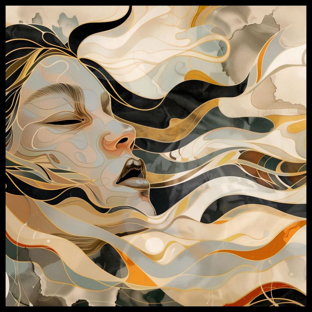 Plakat 80x80cm Tiefe