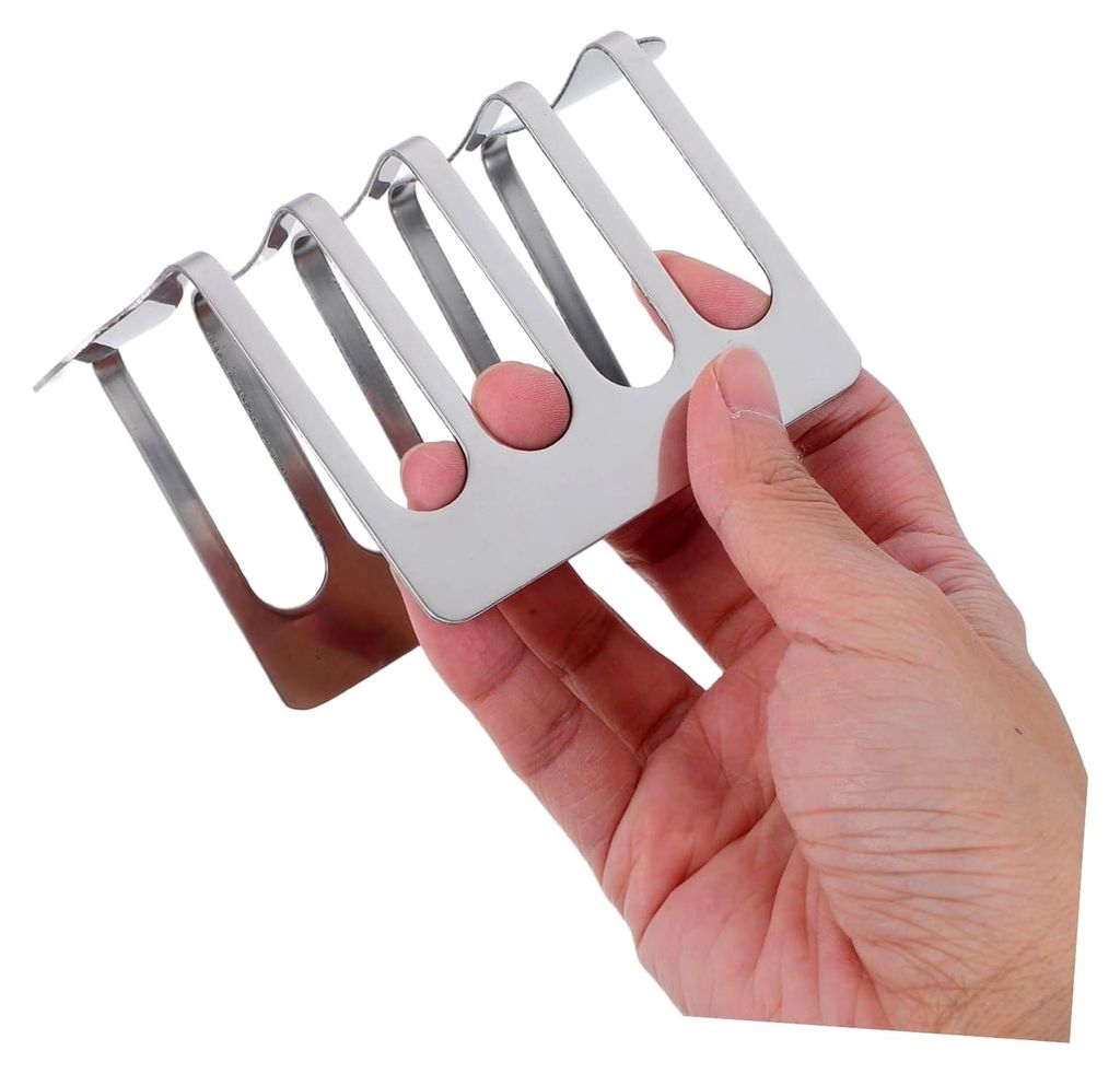 Edelstahl Toastständer für Brotscheiben, rostfrei und stabil, ideal für Haushalt und Gastronomie, leicht zu reinigen, modernes Küchenzubehör