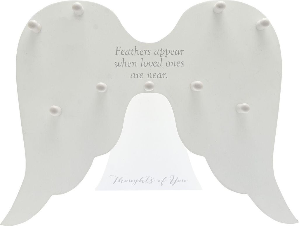 Thoughts of You Engelsflügel-Plakettenständer - für 54 Plaketten WD1976 (One Size) (White)
