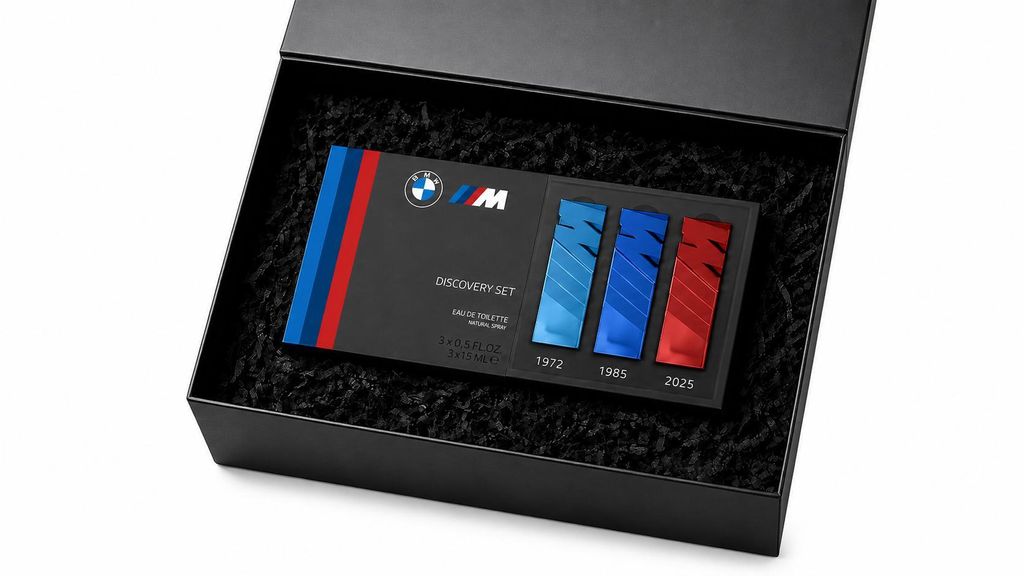 Exklusive Geschenkbox – BMW M EDT Discovery Set 3×15 ml Produktbild 