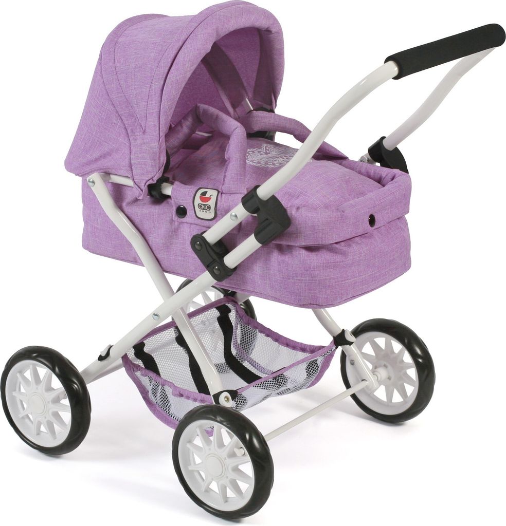 Puppenwagen Smarty, melange flieder Produktbild 