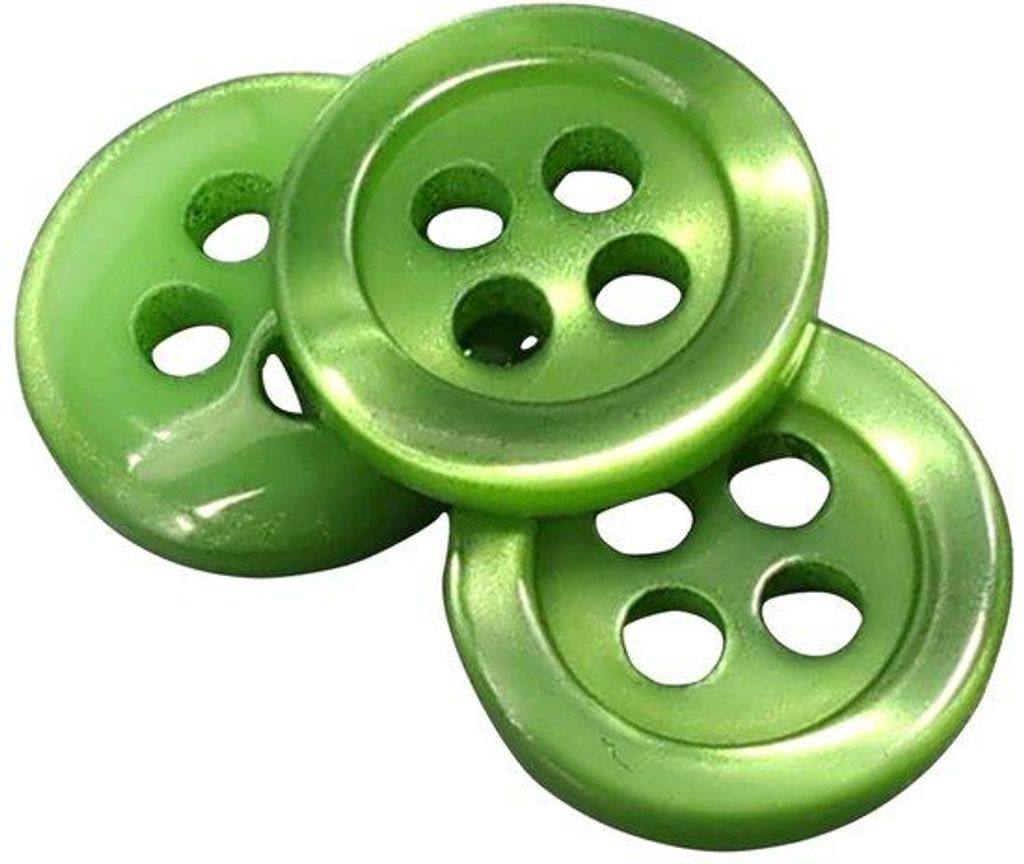50 farbige Schrauben - 5 Größen und 11 Farben auswählbar - Handgemacht in Spanien (Lebhaft grün, 10 mm)