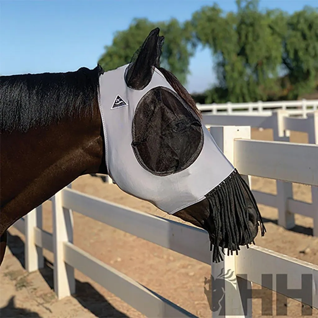Maschera Cavallo Professionals Choice Comfort-fit Deluxe Grey Cob