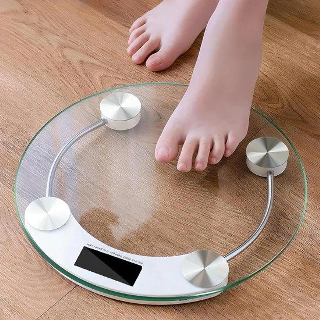 Pèse-personne fiable écran LCD pour lecture facile poids max 180kg