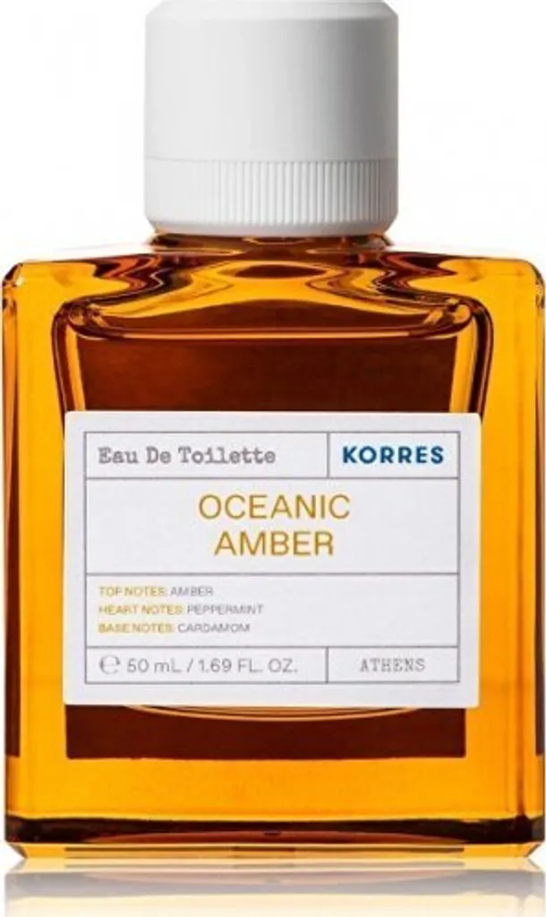 Korres Oceanic Amber Eau de Toilette 50 ml pour Homme - Parfum Boisé
