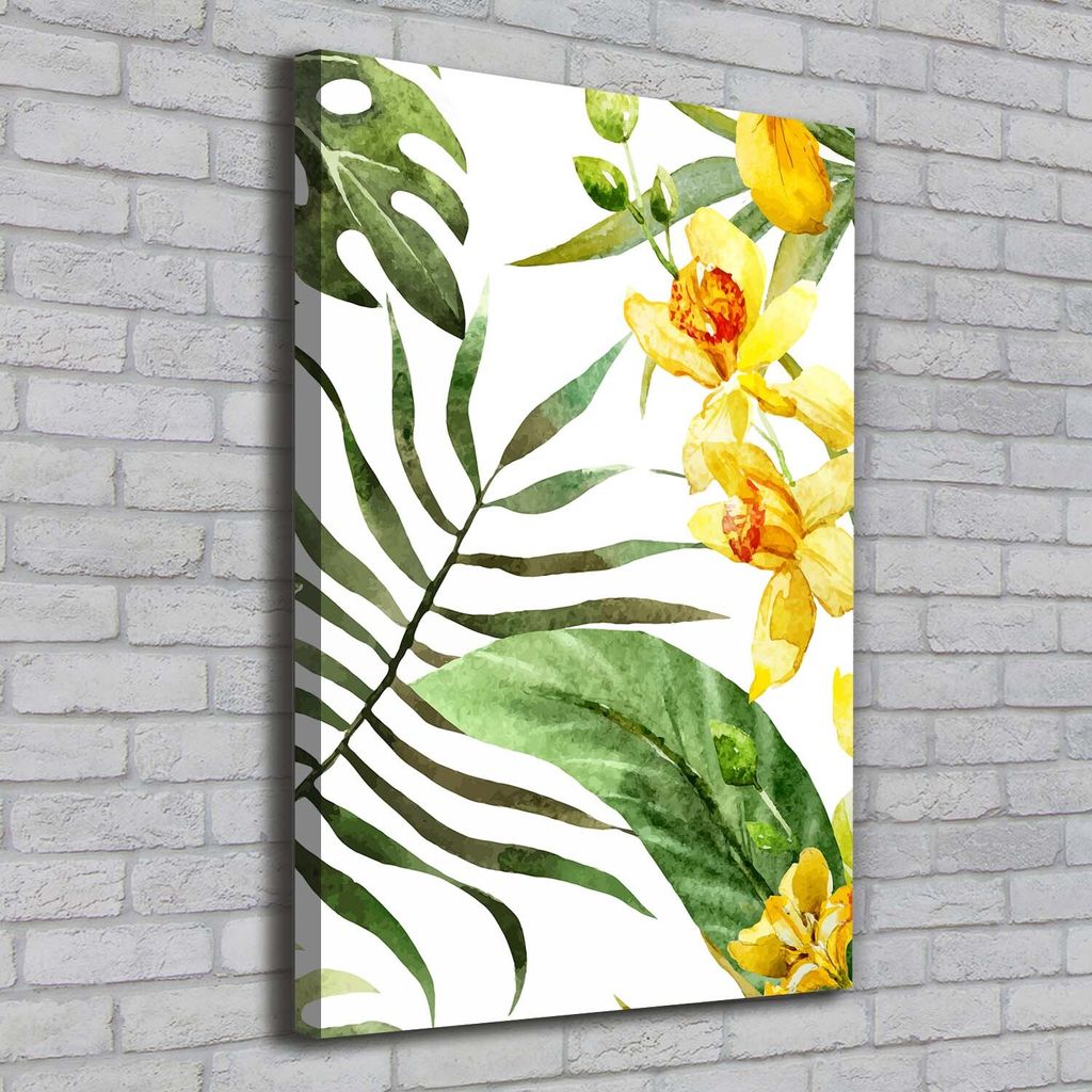 Tulup Leinwandbild - 70x100cm - Wandkunst - Drucke auf Leinwand - Leinwanddruck - Wohnzimmer Wanddekoration XXL - Wohnung Deko Kunstdrucke - Blum...