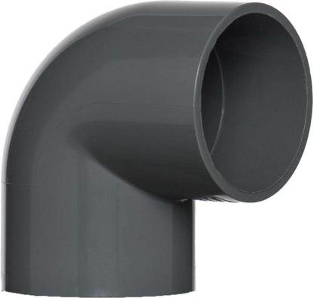 PVC-Formstück – Winkel 90° 140 mm, Knie