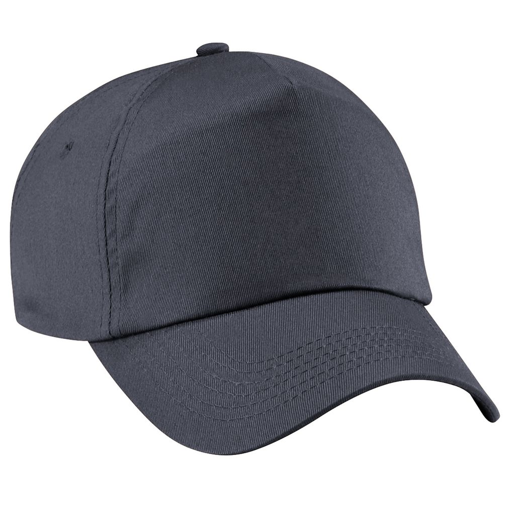 Beechfield Uni 5 Panel Baseballkappe Original RW201 (Einheitsgröße) (Graphit)