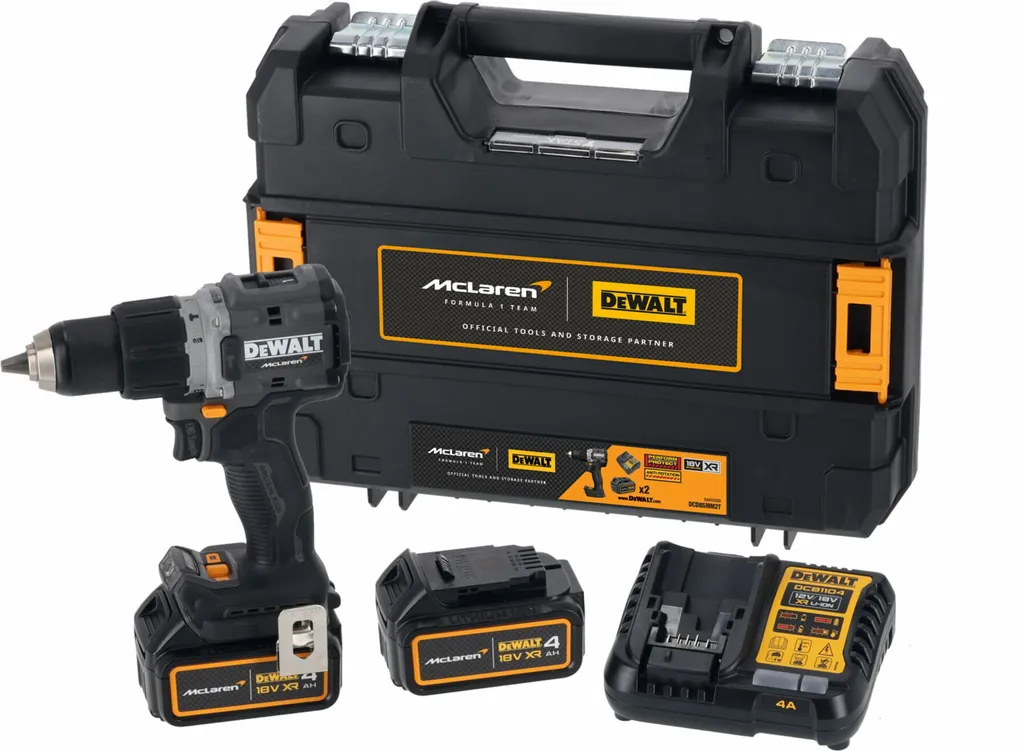 Perceuse Dewalt 500W édition McLaren avec moteur brushless