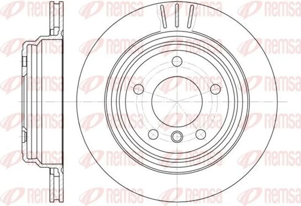Éliminez les vibrations de freinage sur BMW E36 E39 avec REMSA 6588.10 OE