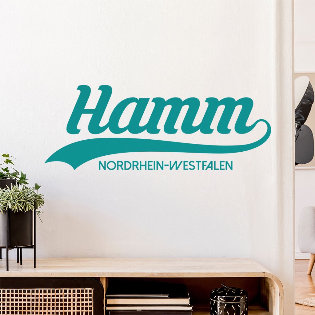 Hamm Nordrhein-Westfalen Wandtattoo Wandaufkleber Wall Sticker - Dekoration, Küche, Wohnzimmer, Schlafzimmer, Badezimmer
