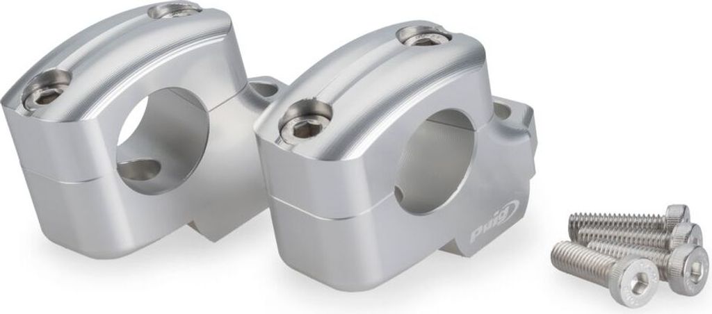 PUIG 22101P Pullback Lenkererhöhungen passend fuer YAMAHA MT-09 SP Silber