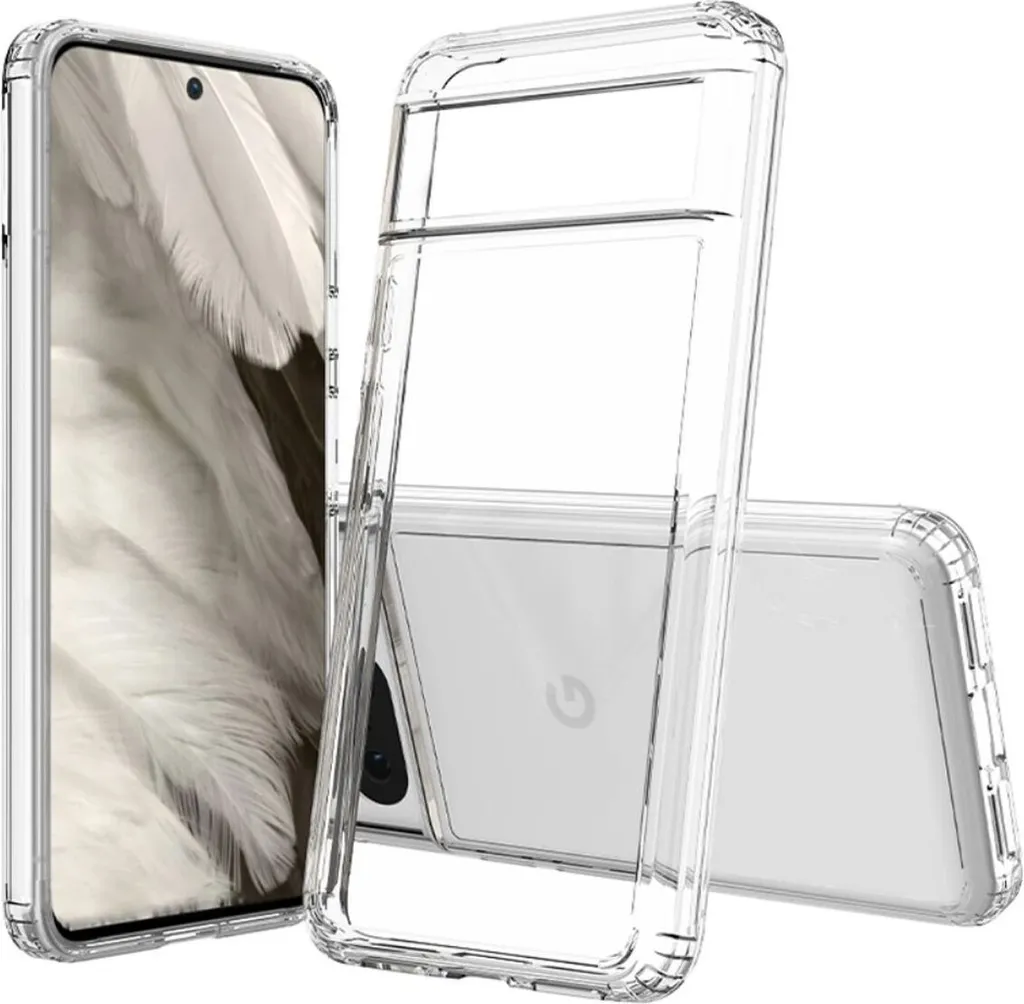 Custodia Google Pixel 8 Silicone Clear Bumper | Protezione Ibrida Anti-Urti