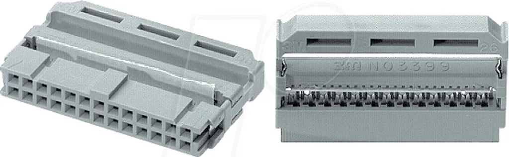 Prise IDC 40 pôles 3M 3417-6600 avec Contacts Plaqués Or et Pas 2.54mm