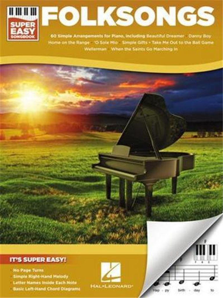 Folksongs - Superleichtes Liederbuch