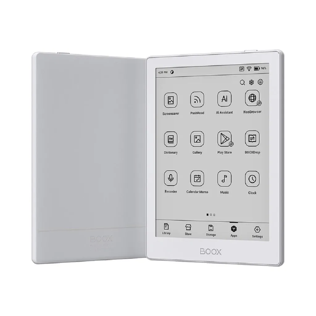 Boox Go 6 Liseuse Android 11 Écran E-Ink Haute Résolution 6 pouces Blanc