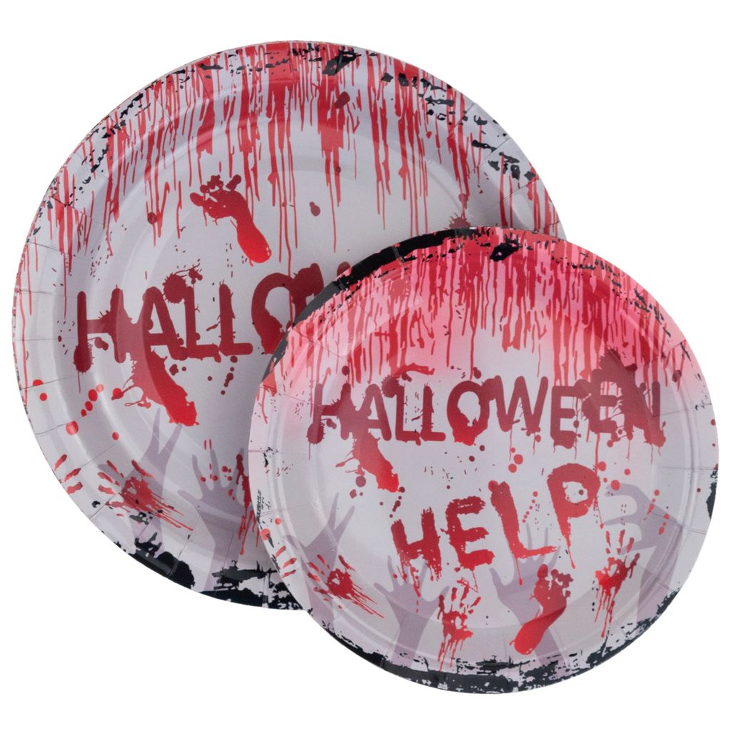 Halloween Blutiges Tuch 2 Stück - Lebensecht Horror Dekoration