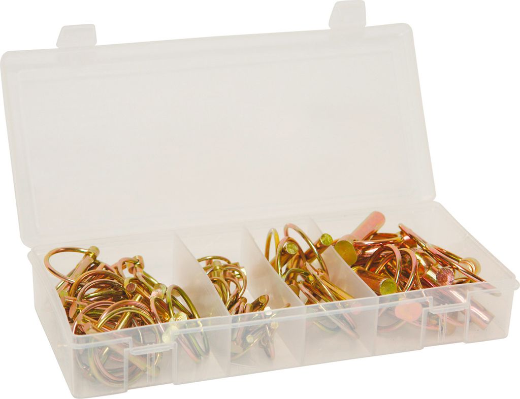Klappstecker / Federstecker Set 50-teilig