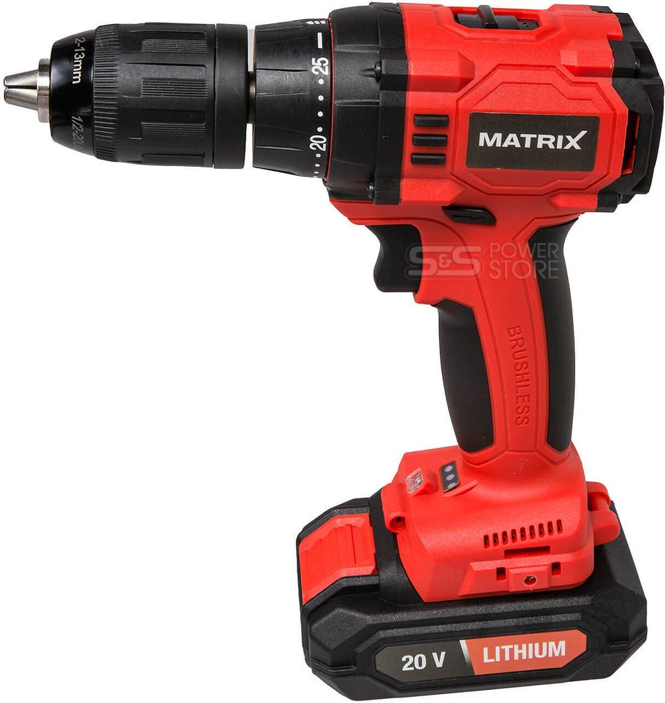 Matrix 2 Gang Akku-Bohrschrauber AKN-20 V BL 1,5 Ah Produktbild 3