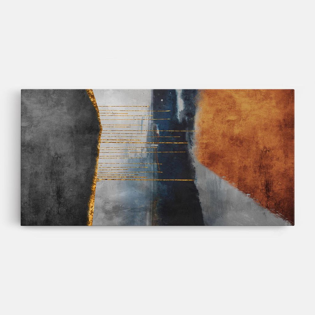 ARTHUB Leinwandbild 50x100 cm, Retro Oil Painting | Wohnzimmerdekoration, Hängende Bilder, Wanddekoration, Heimdekoration, Abstrakte, Abstrakte ...
